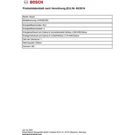 Bosch HKR39C250