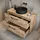 Badplaats Waschtischunterschrank Florence 80 x 46 x 46 cm Kastanie Eiche