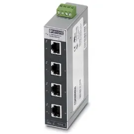 Phoenix Contact FL SWITCH SFN 5TX-24VAC Unmanaged L2 Fast Ethernet (10/100) Schwarz, Grau