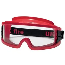 uvex Vollsichtbrille ultravision, UV400 rot/transparent - 9301633 - rot/transparent