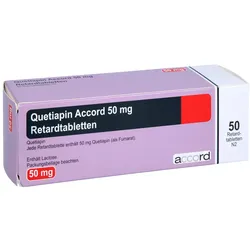 Quetiapin Accord 50 mg Retardtabletten 50 St