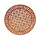 Marrakesch Orient & Mediterran Interior Mosaiktisch Ø 60 x 45 cm Beige/Rot