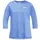 Jack Wolfskin Crosstrail 3/4-arm T-shirt - Mid Blue - XS