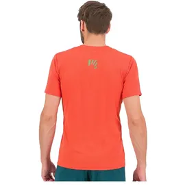 Karpos Loma Kurzarm-t-shirt - Paprika / Sea Spray - 2XL