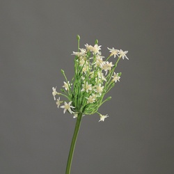 Kunstblume Allium - beige