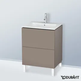 Duravit Waschtischunterschrank 2 Auszüge 62 x 70,4 x 48,1 cm Grau Matt