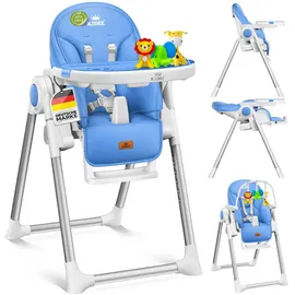 Kidiz 3in1 Hochstuhl Blau inkl. Spielbügel
