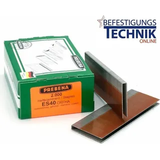 Prebena Heftklammern ES40CRFHA rostfrei für 2XR-ES40 2P-ES40SDS KL-17