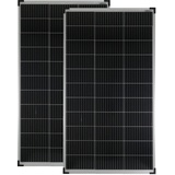 2 Stück 150 W Mono Solarpanel Solarmodul 12 Busbars 210mm Zellformat