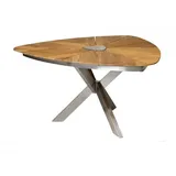 Diamond Garden Lyon Triangel, Edelstahl / Recycled Teak