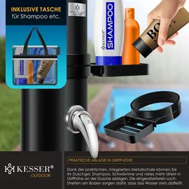 Kesser Solar Gartendusche Bogen schwarz 35 l