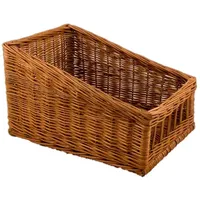 Backideen System-Regalkorb rechteckig, braun, T x B x Hv 16cm x Hh 27cm