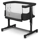 lionelo - Babybett 3‐in‐1 AURORA Grau Graphit - Grau