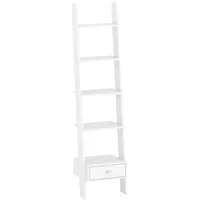 Leiterregal Frank Standregal 45x37,5x188cm weiß