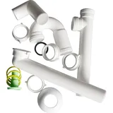 PYRAMIS Raumsparsiphon für Spülen mit einem Becken