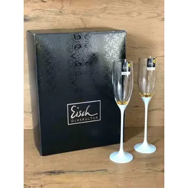 Eisch 2er Set Weingläser, gold