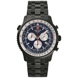 Swiss Alpine Military Herren Uhr Chronograph Analog Quarz 7078.9175SAM Edelstahl