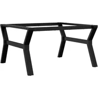 VidaXL Couchtisch-Gestell in Y-Form 80x70x43 cm Stahl