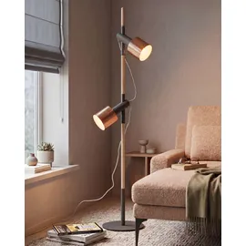 Beliani Owens 125 cm Schwarz