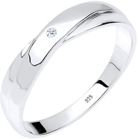 Elli DIAMONDS Verlobungsring Geschenkidee Diamant 0.015 ct. 925 Silber