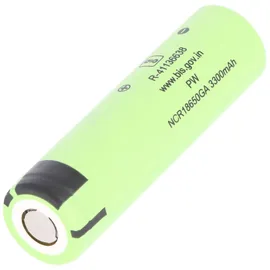 Panasonic NCR18650GA 3,6V - 3,7V 3300mAh Pluspol flach 65,3x18,3mm