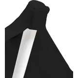 TexDeko 2er-Set Stretch Stehtischhusse für Bistrotisch Ø 70-75 cm Schwarz | strapazierfähig verstärkte Fußtaschen bügelfrei waschbar