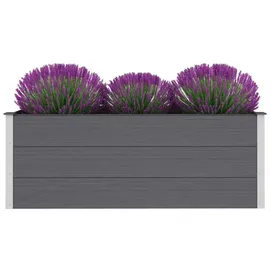 vidaXL Garten-Hochbeet WPC 150 x 50 x 54 cm Grau