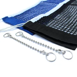 Fofoza Tischtennis Ersatznetz | -2- langlebige Ping Pong Netze aus Polyester inklusive Befestigungsketten | Indoor und Outdoor | 175cm