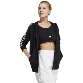 Adidas Essentials 3-Streifen French Terry Regular Kapuzenjacke Black / White XS