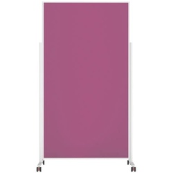 Magnetoplan Design-Moderationstafel »VarioPin« Rahmen weiß pink