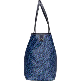 Tommy Hilfiger TH Monoplay Leather Tote Mono space blue - Shopper