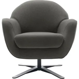 TRENDMANUFAKTUR Drehsessel »Mira, Loungesessel« in zeitlosem, modernen Stil mit praktischer Drehfunktion