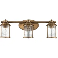 Elstead Lighting Ashland Bay Wandleuchte messing Kichler QN-ASHLANDBAY3-NBR-BATH