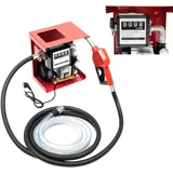 awolsrgiop Dieselpumpe 230V Selbstansaugend, 550W 60L/Min Kraftstoffpumpe Heizölpumpe Ölabsaugpumpe Elektrische Dieselpumpe Bio Dieselpumpe, Tankstelle, Zählwerk, 4m Schlauch