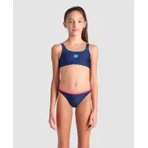 Arena Two Pieces Solid Mädchen Bikini, blau - 164