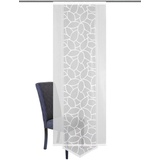 HOME WOHNIDEEN Home Fashion Schiebevorhang, Polyester, Weiß, 160x57 cm