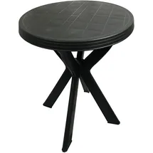 Mojawo Gartentisch Ø 70 x 72 cm Anthrazit