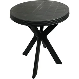 Mojawo Gartentisch Ø 70 x 72 cm Anthrazit