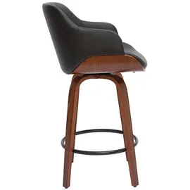 miliboo Design-Barhocker PANACH 65 cm Schwarz