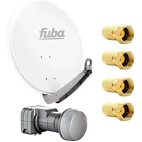 Fuba DAA 650 W Satellitenantenne 65 cm Aluminium Weiß