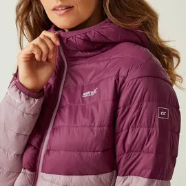 Regatta Hillpack IV Steppjacke für Damen mit Kapuze, Farbe:Dunkelrot, Größe:46 - Dunkelrot - 46