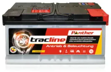 Panther Batterie | 12V 80Ah (20h) | gefüllt | Antrieb und Beleuchtung