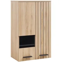 [en.casa] Hängeschrank Noppen 98 x 60 x 38 cm Beige