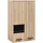 [en.casa] Hängeschrank Noppen 98 x 60 x 38 cm Beige