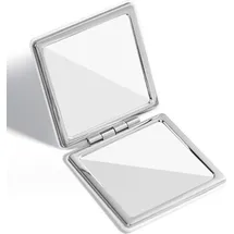 OEM Weißer, Eleganter Kosmetikspiegel Aus Metall Mit Öffnung Für Eine Handtasche L12