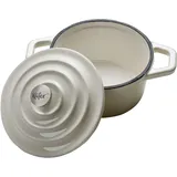 Käfer Mini-Cocotte mit Deckel, gusseisern, 2er-Set, 250 ml