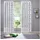 heimtexland ® Vorhang Leinen-Optik Kinderzimmer Deko Gardine Sterne halbtransparent durchscheinend Oeko-TEX Fensterdeko Seitenschal Typ897 Natur - Grau - mit Kräuselband HxB 245x135 cm 1 Stück