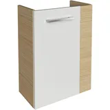 Fackelmann Waschbeckenunterschrank 44 x 60 x 24,3 cm Weiß