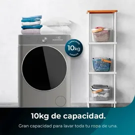 Cecotec DressCode 10800 Inverter Waschmaschine Steel (10 kg, 1400 U/min)