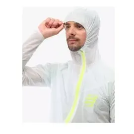 compressport hurricane waterproof 10 10 jacket women grau - S